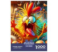 Funny Chicken Puzzle 1000 Pieces for Adults Leisure Hobby Relax Stress Free Eco-Friendly Packaging 38x26cm/1000pcs