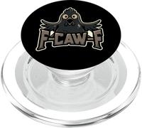 Funny Chicken Rooster Meme F Caw F Poultry Farm Farmer Gift PopSockets PopGrip for MagSafe
