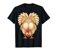 Funny Chicken Shirt for Women Men Upside Down Chicken T-Shirt