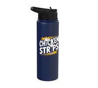 Funny Chicken Strips Funny Pole Dancing Chicken Stainless Steel Insulated Water Bottle