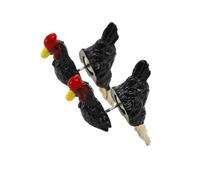 Funny Chicken Stud Earrings for Women,Cute Realistic 3D Resin Rooster Hen Stud Earrings,Novelty Jewelry New Year Gift C