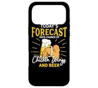 Funny Chicken Wing And Beer Fan - Today Forecast Beer Wings Case for iPhone 17 Pro Max