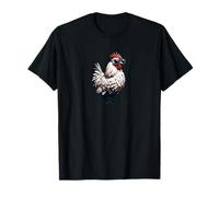 Funny Chicken With Sunglasses - Backyard Farm Farmer Farming T-Shirt