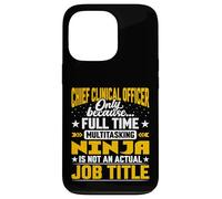 Funny Chief Clinical Officer Job Title Case for iPhone 13 Pro
