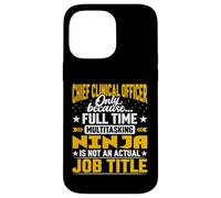 Funny Chief Clinical Officer Job Title Case for iPhone 14 Pro Max