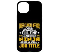 Funny Chief Clinical Officer Job Title Case for iPhone 15 Plus