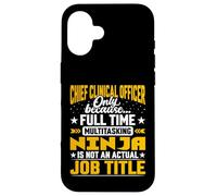 Funny Chief Clinical Officer Job Title Case for iPhone 16