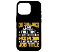 Funny Chief Clinical Officer Job Title Case for iPhone 16 Pro