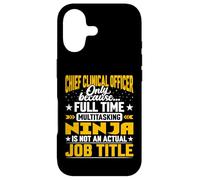 Funny Chief Clinical Officer Job Title Case for iPhone 17