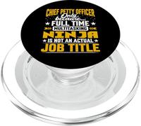 Funny Chief Petty Officer Job Title PopSockets PopGrip for MagSafe