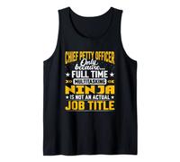 Funny Chief Petty Officer Job Title Tank Top