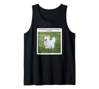 Funny Chihuahua Bhagavad Gita Quote Silly Weird Humor Tank Top
