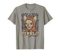 Funny Chihuahua El Diablo Cute Little Devil Vintage Dog T-Shirt
