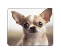 (Funny Chihuahua) Printed Mousepad 7 x 8.6 in, Waterproof Non-Slip Mouse-Pad Rubber Base for Laptop Desktop Mat for Home Office Desk Decor
