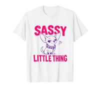Funny Chihuahua Sassy Little Thing Dog Graphic Value Graphic T-Shirt, Men, White, S