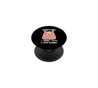 Funny Chihuahua Today's Vibe In My Blanket Introvert PopSockets Adhesive PopGrip