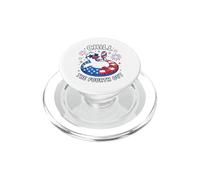 Funny Chill The Fourth Out Duck American Flag Popsicle PopSockets PopGrip for MagSafe