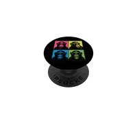 Funny Chimp Photobooth Pop Art Monkey Faces Photo PopSockets Adhesive PopGrip