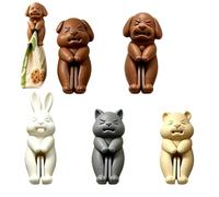 Funny Chip Clips 5 Pieces Reusable Funny 3D Animal Kitchen Gadgets | Potato Chip Bag Clips for Kitchen Pantry Cabinet Home Dormitory Apartment