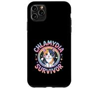 Funny Chlamydia Survivor Kawaii Anime Cat Case for iPhone 11 Pro Max