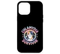 Funny Chlamydia Survivor Kawaii Anime Cat Case for iPhone 12 Pro Max