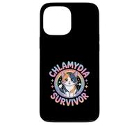 Funny Chlamydia Survivor Kawaii Anime Cat Case for iPhone 13 Pro Max