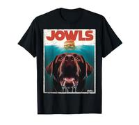 Funny Chocolate Lab Jowls, Labrador Retriever Dog Mom Dad T-Shirt