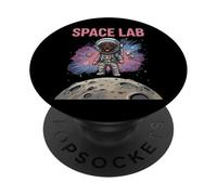 Funny Chocolate Labrador Astronomy Astrophysics Astronauts PopSockets Adhesive PopGrip