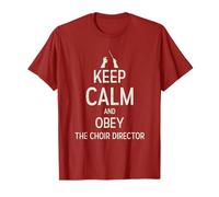 Funny Choir Director TShirt Keep Calm And Obey The Choir T-Shirt