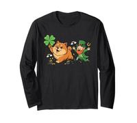 Funny Chow Chow Clover St Patricks Day Womens Mens Kids Long Sleeve T-Shirt