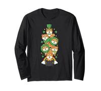 Funny Chow Chow Clover St Patricks Day Womens Mens Kids Long Sleeve T-Shirt