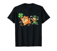 Funny Chow Chow Clover St Patricks Day Womens Mens Kids T-Shirt