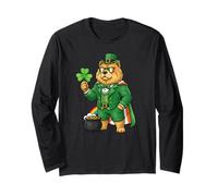 Funny Chow Chow Leprechaun St Patricks Day Womens Mens Kids Long Sleeve T-Shirt