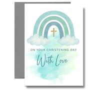 Funny Christening Card Rainbow