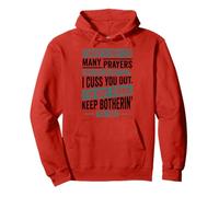 Funny Christian Faith So Many Prayers Before Cuss You Out Pullover Hoodie