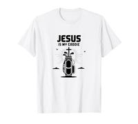 Funny Christian Golfer Jesus Is My Caddie Golf T-Shirt