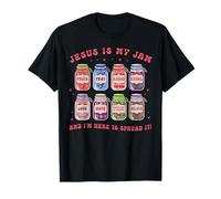 Funny Christian Jesus is My Jam Here to Spread Bible Faith T-Shirt