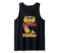 Funny Christian Life Without God is Like A Broken Pencil Tank Top