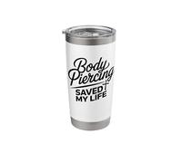 Funny Christian Meme Body Piercing Saying Stainless Steel Insulated Tumbler