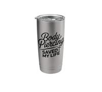 Funny Christian Meme Body Piercing Saying Stainless Steel Insulated Tumbler