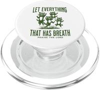 Funny Christian Meme Vintage Scripture Raccoon Design PopSockets PopGrip for MagSafe