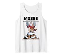 Funny Christian Moses First Man with a Tablet Design Tank Top