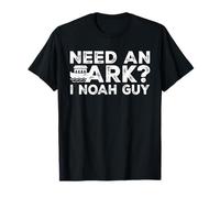 Funny Christian Pun Need an Ark I Noah Guy Kids Men Women T-Shirt
