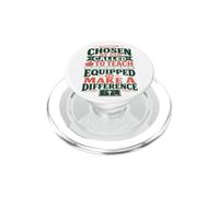 Funny Christian Teacher Chosen By God PopSockets PopGrip for MagSafe