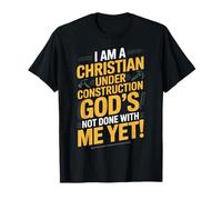 Funny Christian Under Construction Tee Catholic Men Women T-Shirt