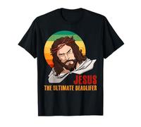 Funny Christian Workout Gift Jesus the Ultimate Dead Lifter T-Shirt