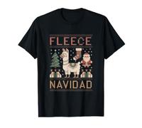 Funny Christmas Alpaca Farming Ugly Christmas Llama Farmer Value Graphic T-Shirt