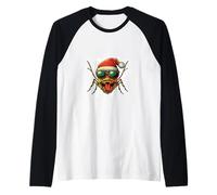 Funny Christmas Ant Insect | Xmas Party Holidays Raglan Baseball Tee