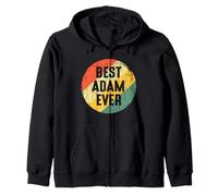Funny Christmas Birthday Gift For Adam - Best Adam Ever Zip Hoodie