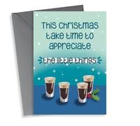 Funny Christmas Card - Baby Guinness - Little Things